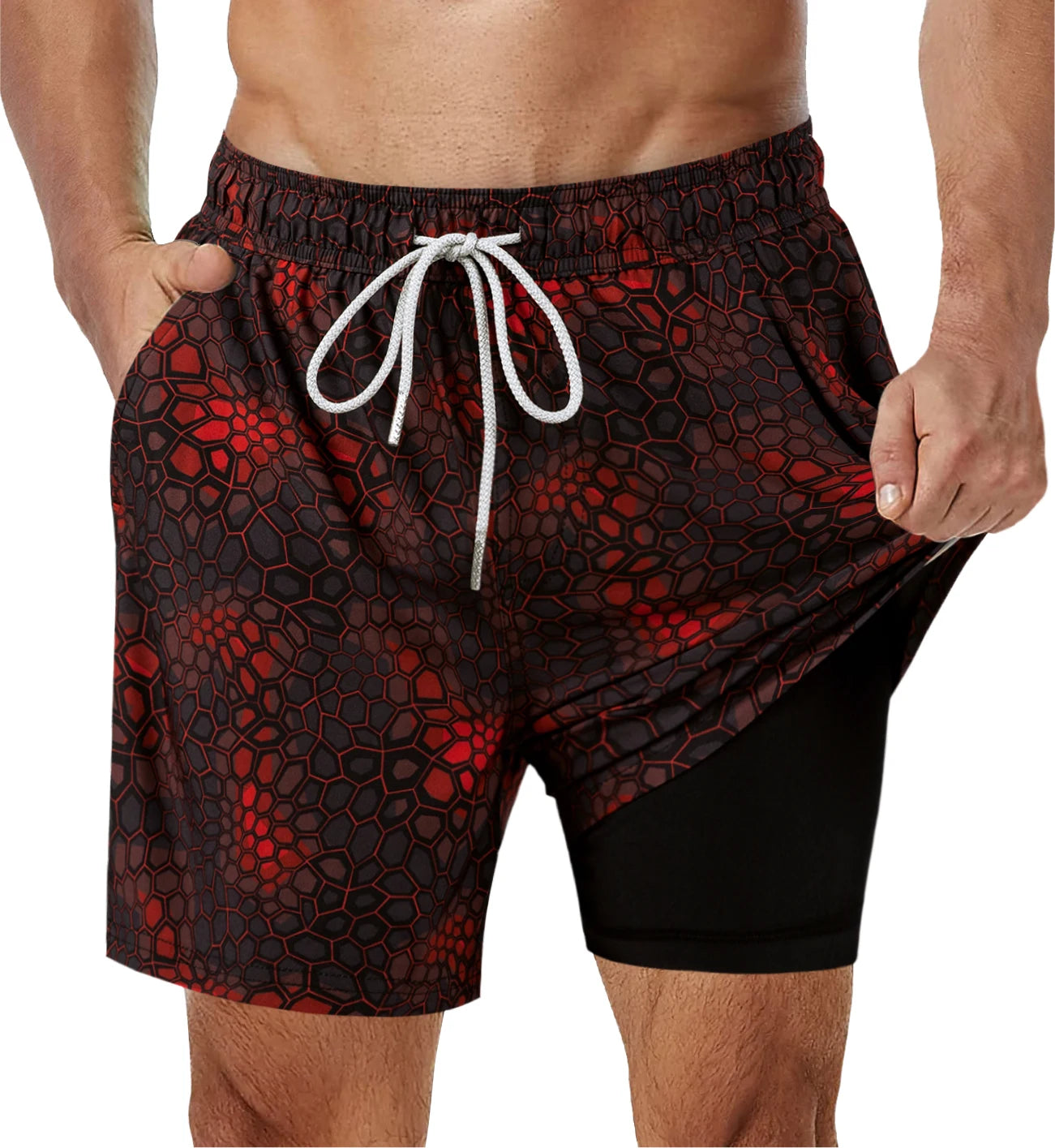 Aquasilk Trunks Dark Red