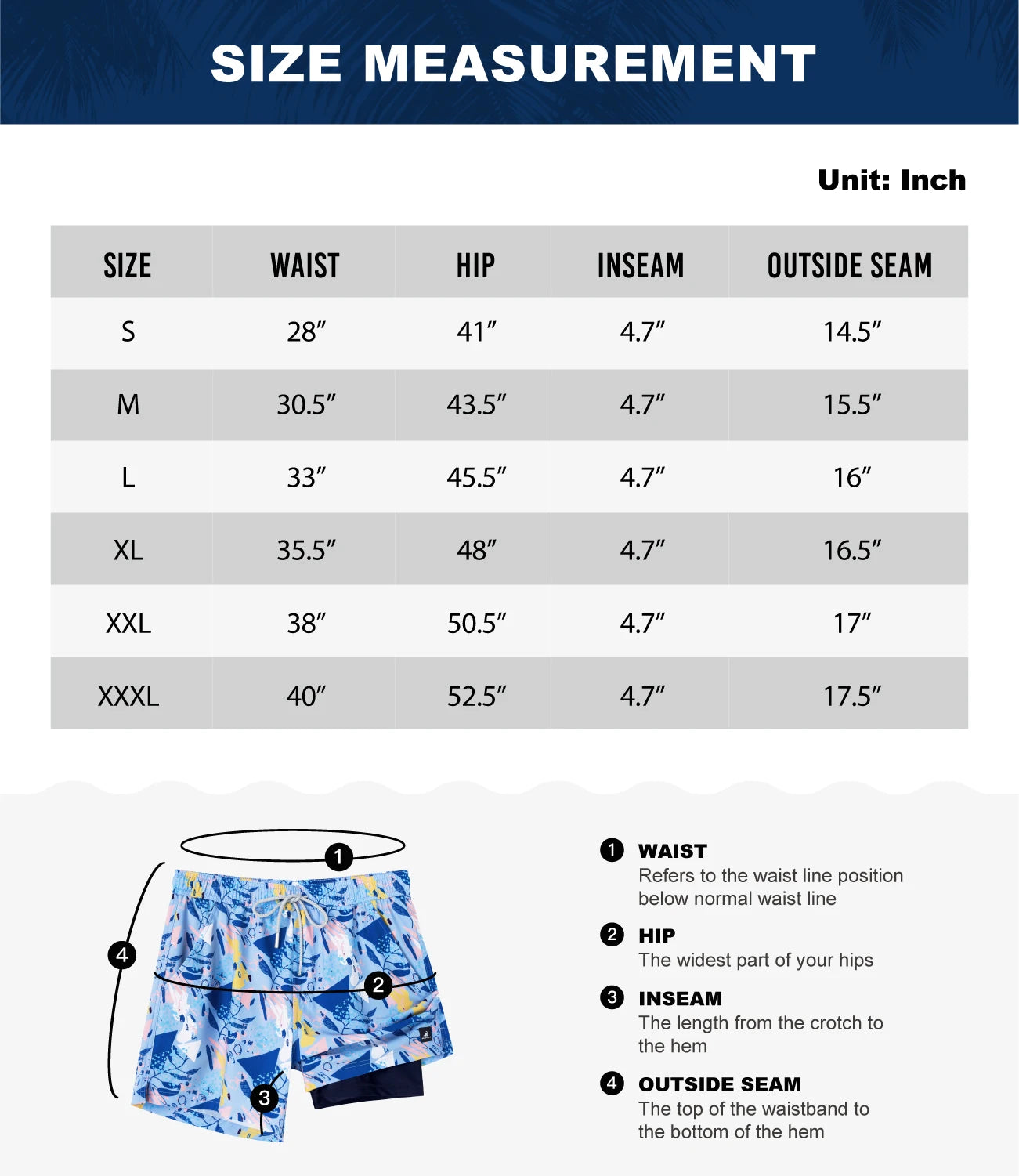 Aquasilk Trunks Blue